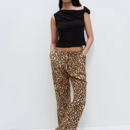 H&M Low-Waisted Drawstring Trousers-image-81