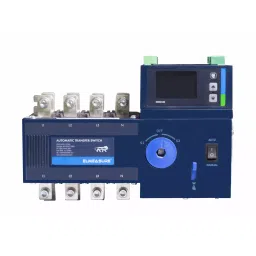 Elmeasure Automatic Transfer Switch Motorized 1250 A, 4 Poles, Incoming from Top with Inbuilt LCD Controller, AT06FTL01250-44