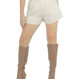 London Rag Cream Cotton Regular Fit Shorts-image-45