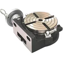 A.D INTERNATIONAL HV6 Rotary Table Horizontal Vertical with 6 inch (150 mm) Table Diameter 125 mm 4 Jaw Self Centering Chuck with Reversible Jaws, 75-DX2V-X93C image 5