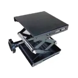 Biohall 300x300 mm Black Powder Coated Mild Steel Laboratory Jack, BLS.MTW.113-23