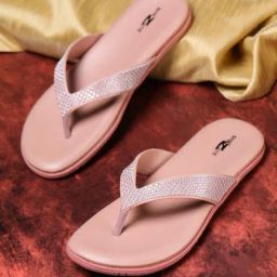 Shezone Women's Peach Thong Sandals-image-37
