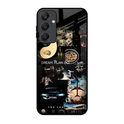 QRIOH Quirky Printed Lightweight Silicone Samsung Galaxy A25 5G Glass Back Case-image-84