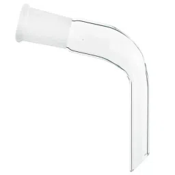 ABGIL ABG265 Borosilicate Glass Receiver Plain Bend Short Delivery Adapter Socket (B-55) image 1