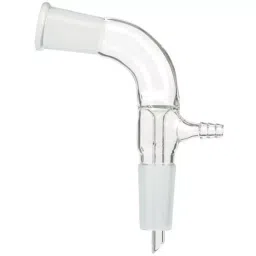 ABGIL ABG303 Borosilicate Glass Vacuum Take Off Bent Adapter Socket (B-55) Cone (B-55)-38