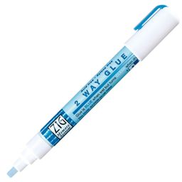 ZIG MEMORY SYSTEM 2 WAY GLUE Squeeze & Roll 1 Pen TIP SIZE:4 mmTip MSB-20M AP-Certified Adhesive for Kids Artists Crafters Perfect for Scrapbooking Craft Card Making, Foil Calligraphy Made in Japan image 1