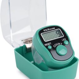 Krishna Kunj - Manual Digital Hand Tally Counter/Finger Counter with Led Light, Islamic Muslim Hand Ring Counter in Multi Colors. image 1