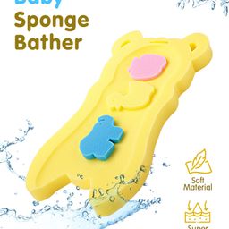 Bear Shaped Bath Sponge - Yellow-10