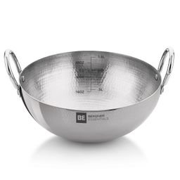 Bergner BE Bergner Essentials 20 cm Hammered Kadai, 1.85 L Kadhai without Lid, Thickness 2.2 mm, Food Safe, Sturdy & Durable, Easy To Clean, Gas Stove Compatible, Dishwasher Safe, 5-Year Warranty-image-10
