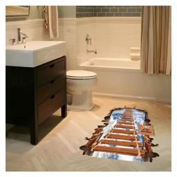 JAAMSO ROYALS Sky Cable Bridge Stairs Floor Decoration Wallsticker (60 x 90 CM)-image-4