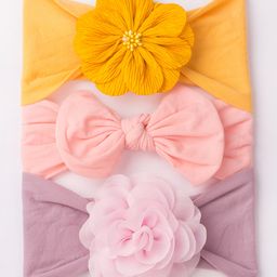 SYGA Pack of 3 Flower & Bow Headband - Multicolor-picture-38