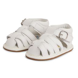 Elves the Shoemakers Solid Booties - White-image-60