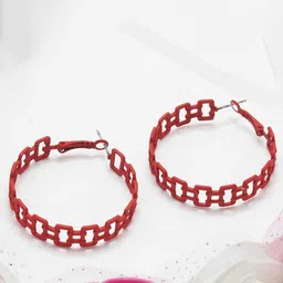 Maansh Contemporary Hoop Earrings-image-60