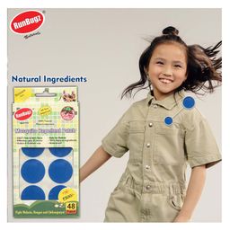 Runbugz Mosquito Repellent Patches - Plain (48) - Blue image 2