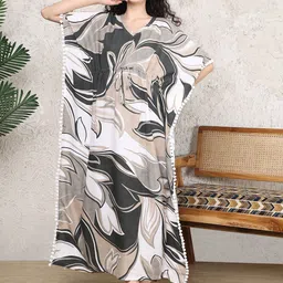 Claura Printed Maxi Nightdress-image-34