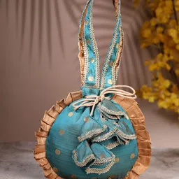 Dhrohar Embroidered Potli Clutch-picture-39