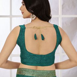 KALINI Poly Chiffon Saree image 4