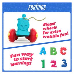 Giggles Wobble Train Express Pull Along Toy - Multicolor image 5