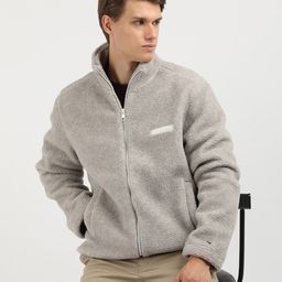 Tommy Hilfiger Men Solid Mock Collar Pullover Sweatshirt-picture-18