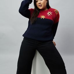 Club York Women Embroidered Pullover-image-8