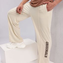 HRX by Hrithik Roshan Men Front Seam Printed Lifestyle Track pants-image-98