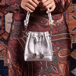 And Also Textured Leather Structured Sling Bag image 2