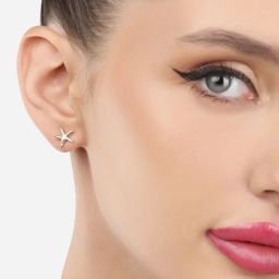 Zaveri Pearls Set of 25 Gold Tone Contemporary Studs & Hoop Earrings-ZPFK15129 image 4