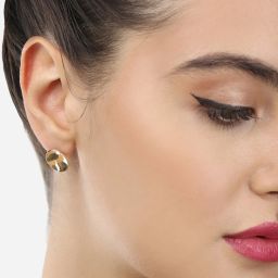 Zaveri Pearls Set of 25 Gold Tone Contemporary Studs Earrings-ZPFK15136 image 4