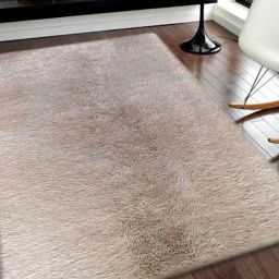 OBSESSIONS Beige Solid Machine Made Carpet - Medium (230 cm x 160 cm)-26