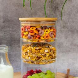 NATURALLY YOURS Brown Glass Glasswares Storage Jar 500 ml-picture-25