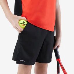 Artengo By Decathlon Boys Black Tennis Shorts-89