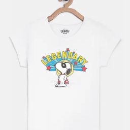 Peanuts Printed Tshirt For Kids Girls-image-89