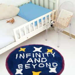 Saral Home Unicorn Multicolor Microfibre Bathmat - Set of 1-image-62