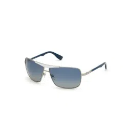 Web Eyewear Blue Rectangular Unisex Sunglasses Designed in Italy-image-36