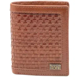 Tohl Tan Casual Leather Bi-Fold Wallet for Men-30