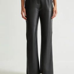 Cover Story Black Regular Fit High Rise Trousers-picture-43
