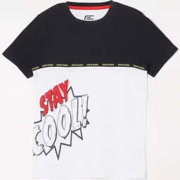 Fame Forever by Lifestyle Kids White Cotton Printed T-Shirt-picture-33