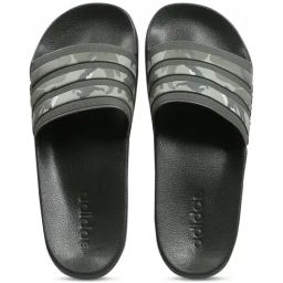 Adidas Men's ADILETTE SHOWER Green Slides-image-82