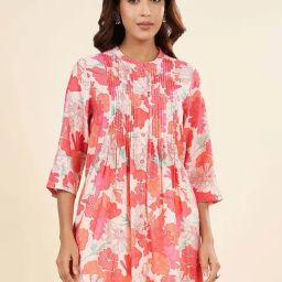 Rangmanch by Pantaloons Pink Printed A Line Short Kurti-picture-23