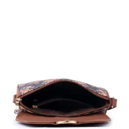 Zouk Classic Multicolor Printed Small Sling Handbag image 4