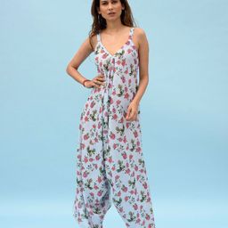 Pasha Printed Culotte Jumpsuit-image-69