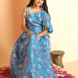 BAESD Girls Printed Ready to Wear Lehenga & image 5