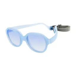 SeeSaw Blue Polarized Oval Sunglasses for Kids-picture-18