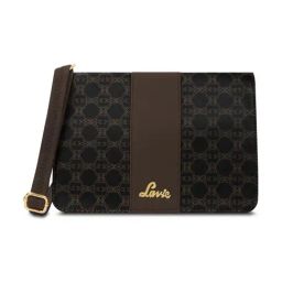 Lavie Brown Mono Reese Logo Small Leather Cross Body Bag-11