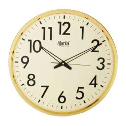 Ajanta Plastic Abstract Quartz Wall Clock (Ivory, 31 cm x 27 cm x 3.5 cm)-image-27