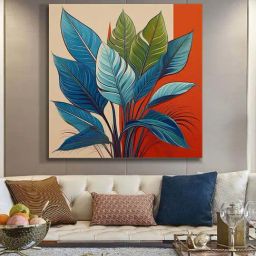 999Store Multicolor Canvas Modern Botanical Art Print-picture-15