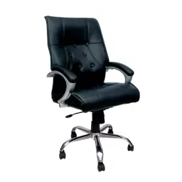 Veeshna Polypack Fabric Black High Back Office Executive Chair CRH-1002-image-81