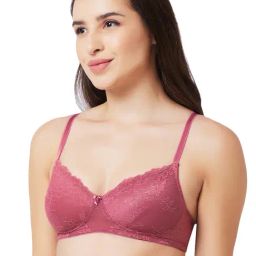 Candyskin Mauve Lace Medium Coverage Adjustable Strap Everyday Bra image 3