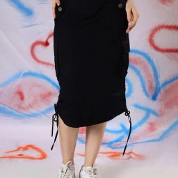 NEUDIS Black Straight Skirt-picture-43