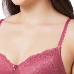 Candyskin Mauve Lace Medium Coverage Adjustable Strap Everyday Bra image 4